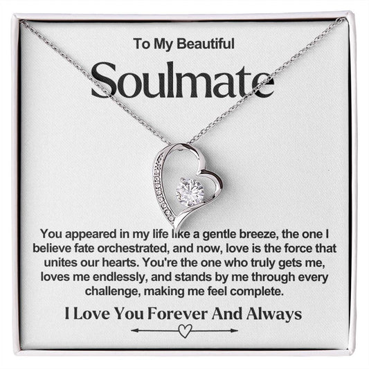 Soulmate Forever Love Heart Necklace