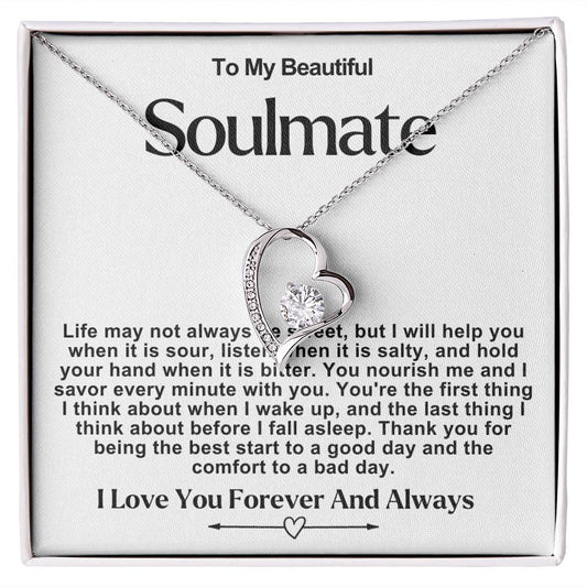 Soulmate Forever Love Heart Necklace