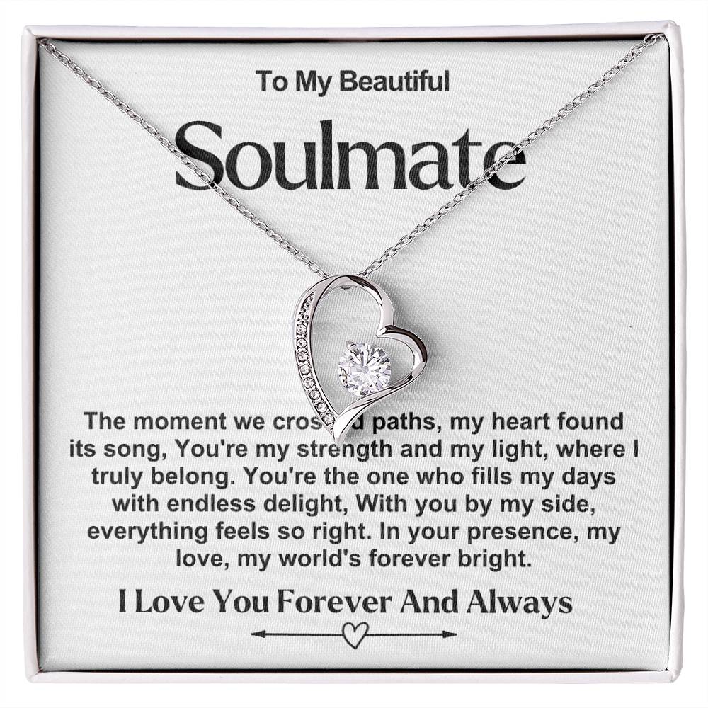 Soulmate Forever Love Heart Necklace