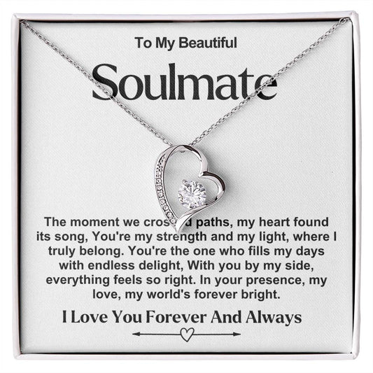 Soulmate Forever Love Heart Necklace