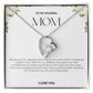 To My Amazing Mom Heart Necklace