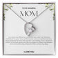 To My Amazing Mom Heart Necklace
