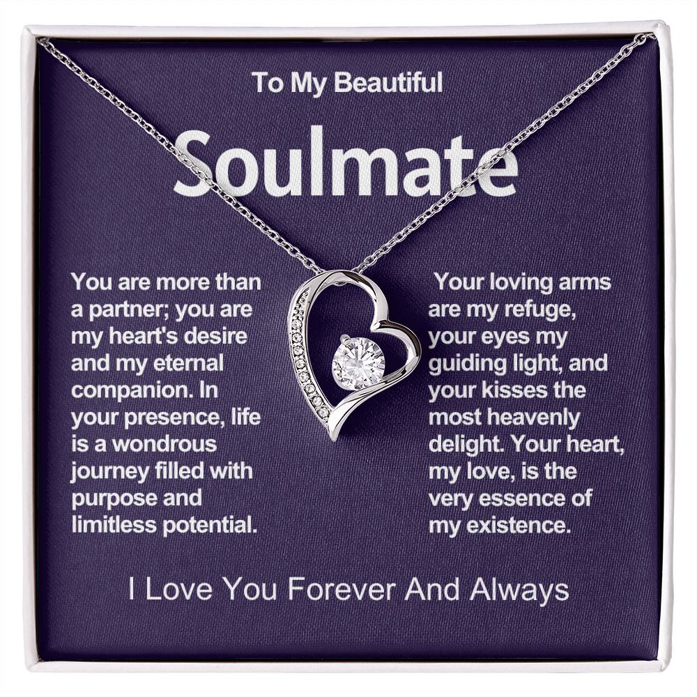 Soulmate Forever Love Heart Necklace