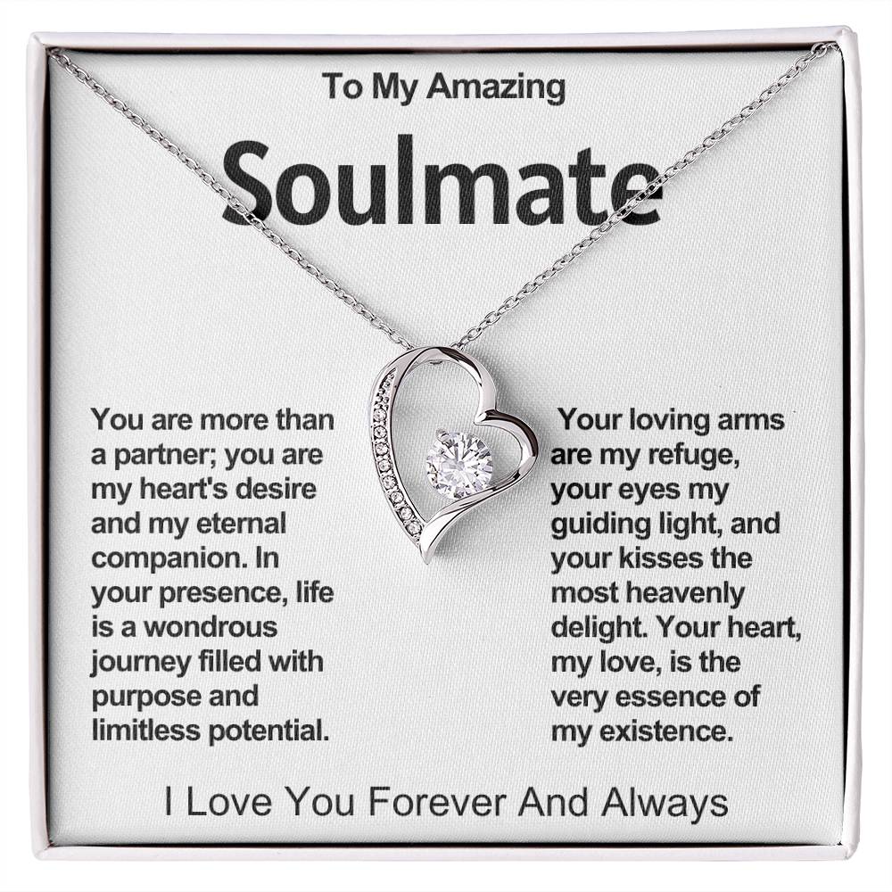 Soulmate Forever Love Heart Necklace