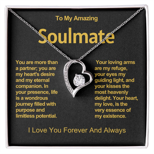 Soulmate Forever Love Heart Necklace