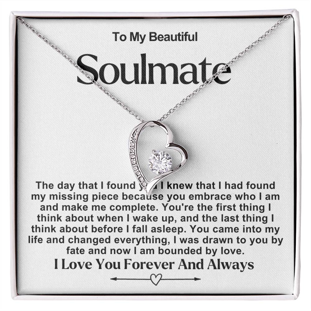 Soulmate Forever Love Heart Necklace