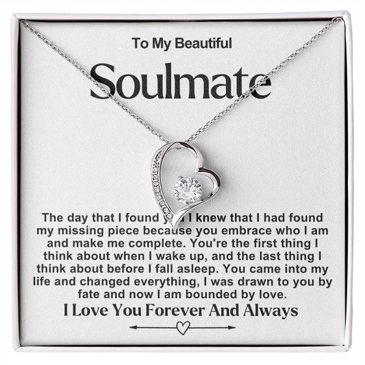 Soulmate Forever Love Heart Necklace