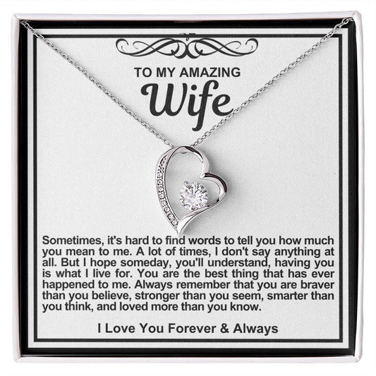 Wife Forever Love Necklace