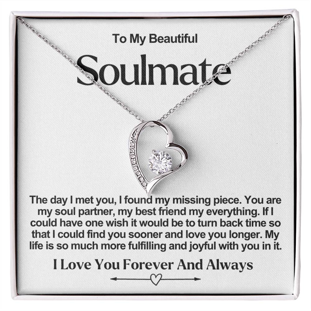 Soulmate Forever Love Heart Necklace