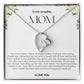To My Amazing Mom Heart Necklace