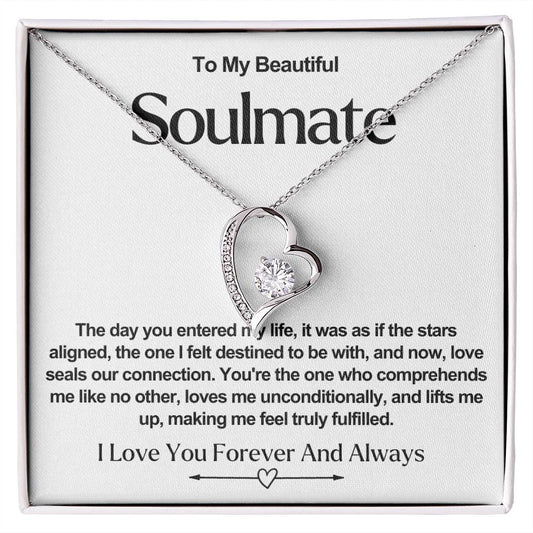 Soulmate Forever Love Heart Necklace