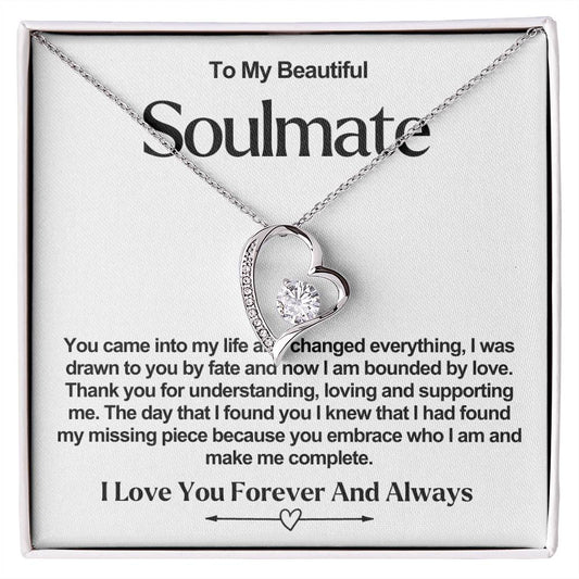 Soulmate Forever Love Heart Necklace