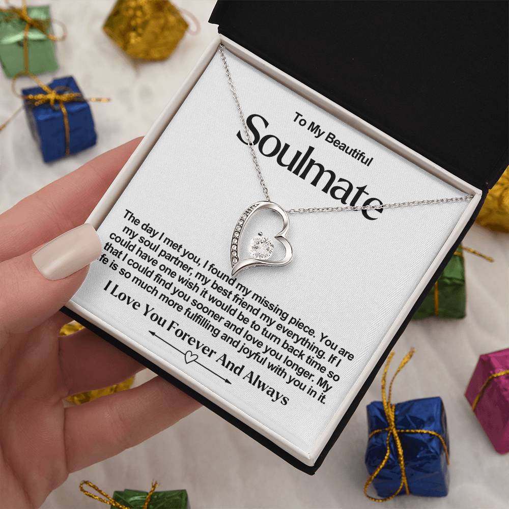 Soulmate Forever Love Heart Necklace