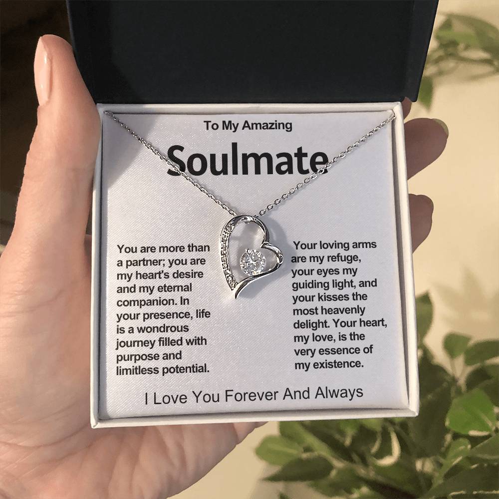 Soulmate Forever Love Heart Necklace