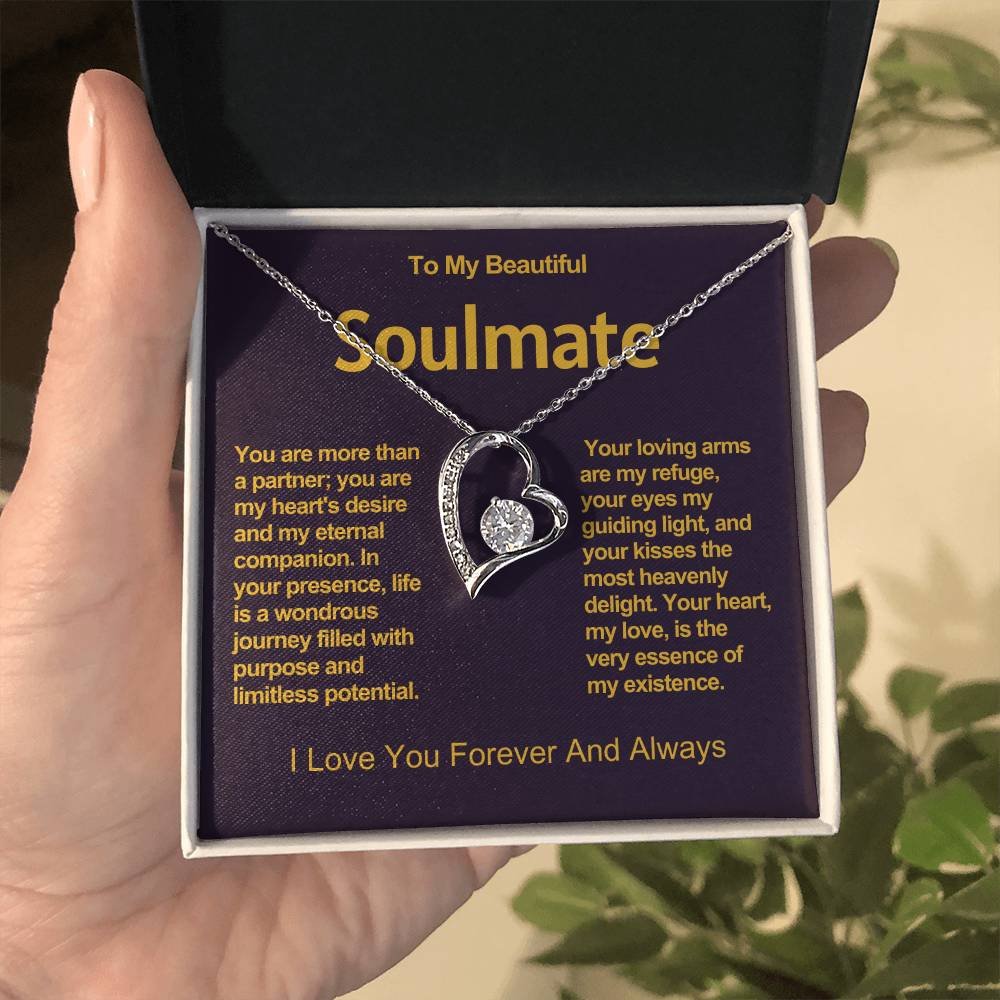 Soulmate Forever Love Heart Necklace