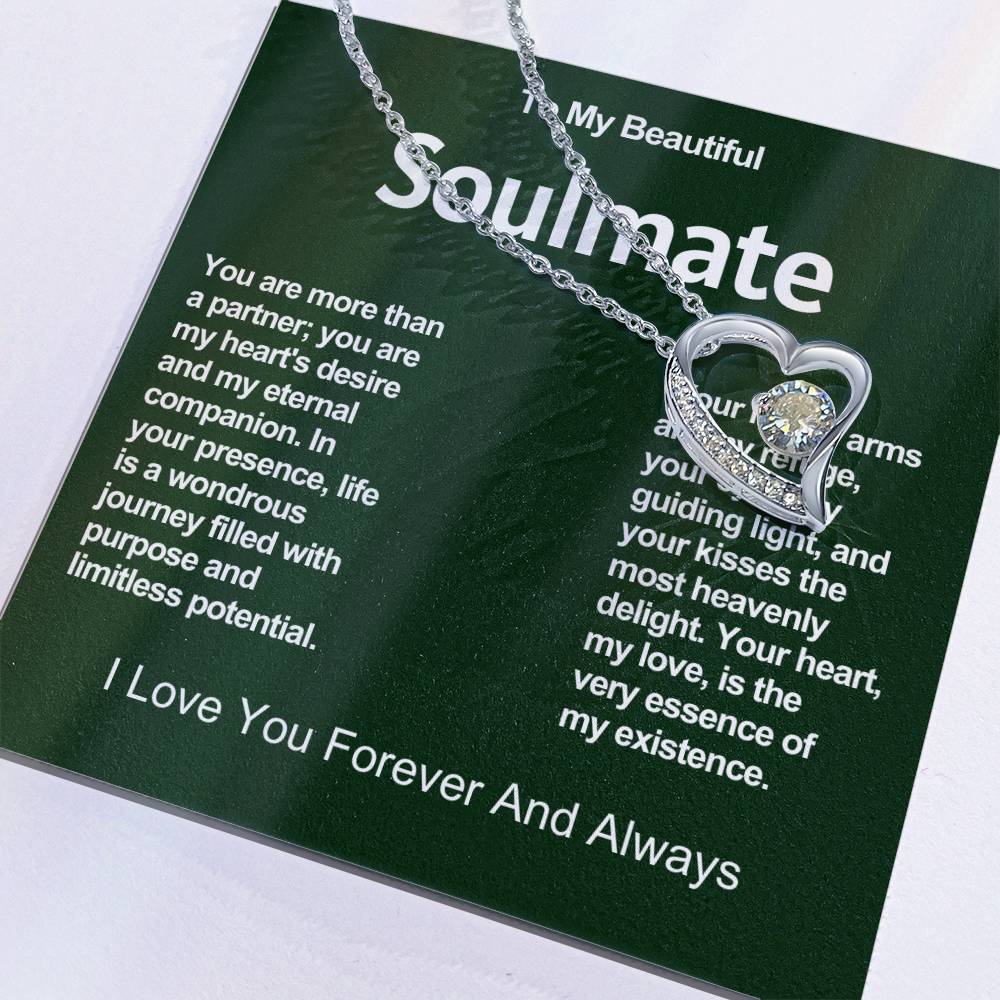 Soulmate Forever Love Heart Necklace