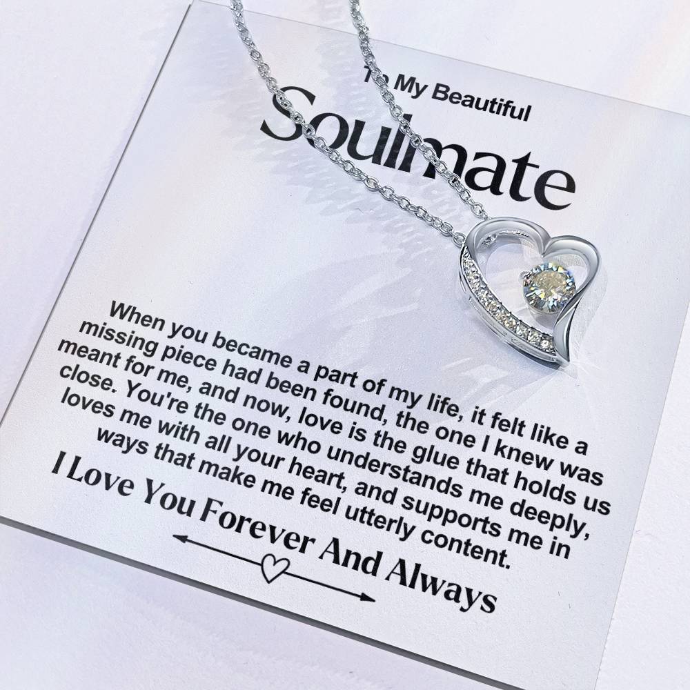 Soulmate Forever Love Heart Necklace