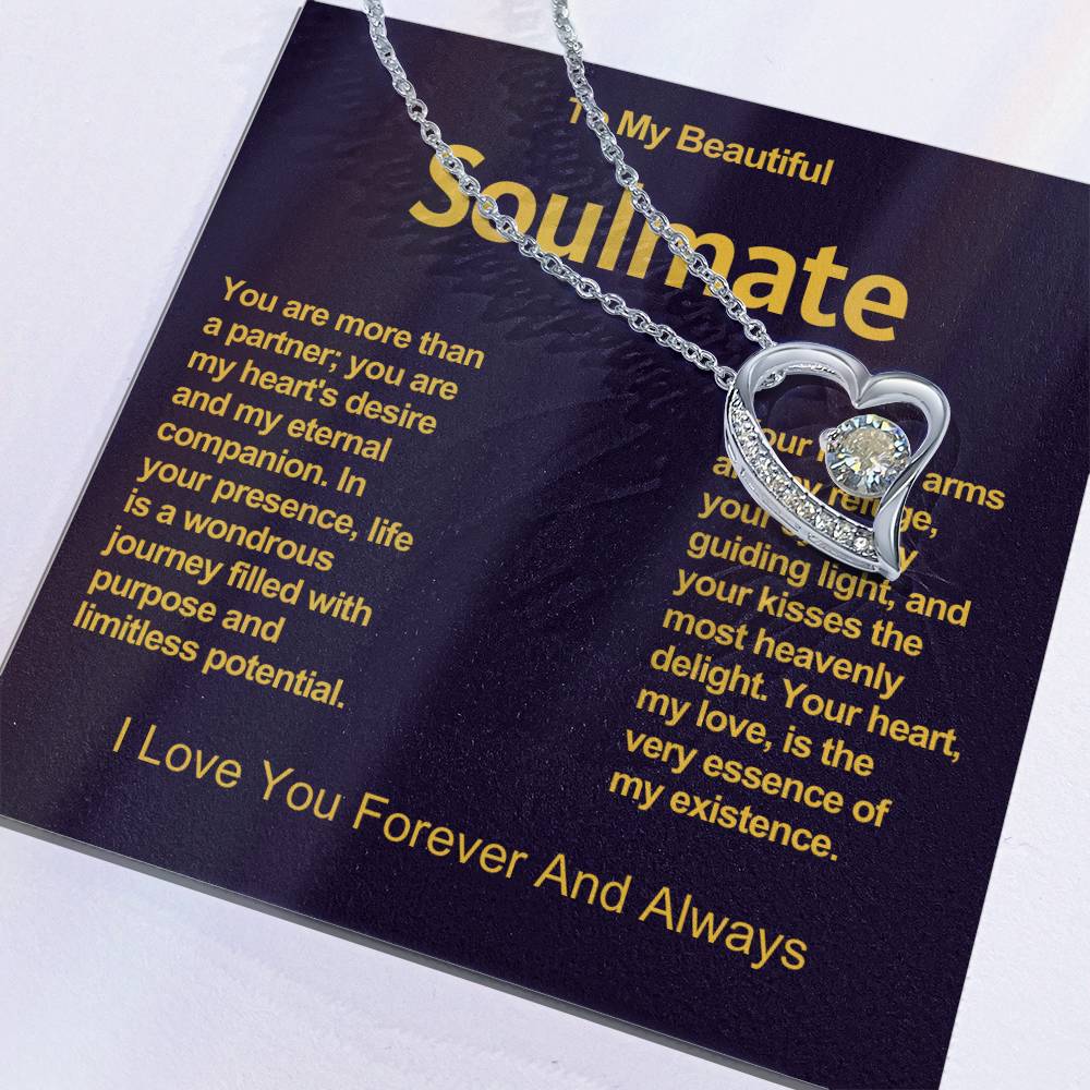 Soulmate Forever Love Heart Necklace