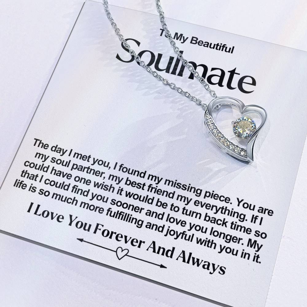 Soulmate Forever Love Heart Necklace