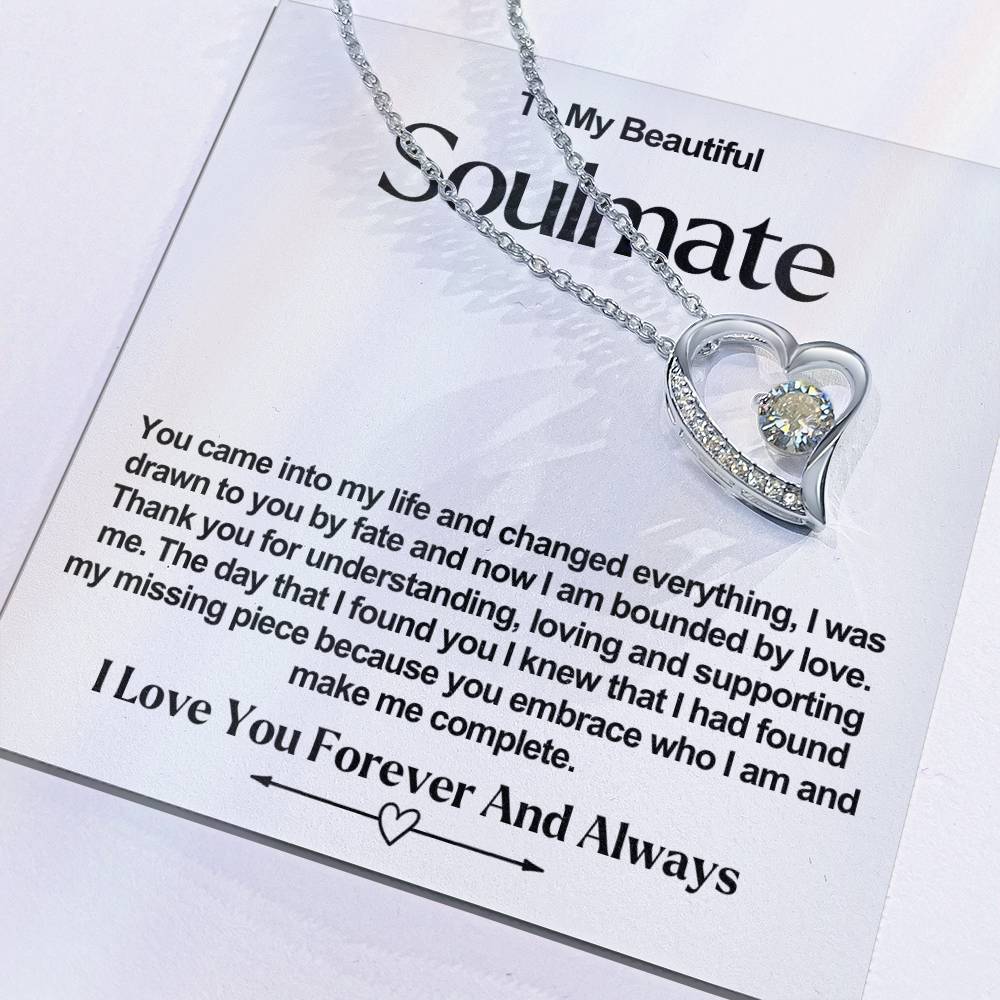 Soulmate Forever Love Heart Necklace