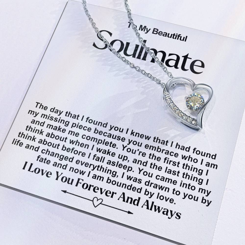 Soulmate Forever Love Heart Necklace