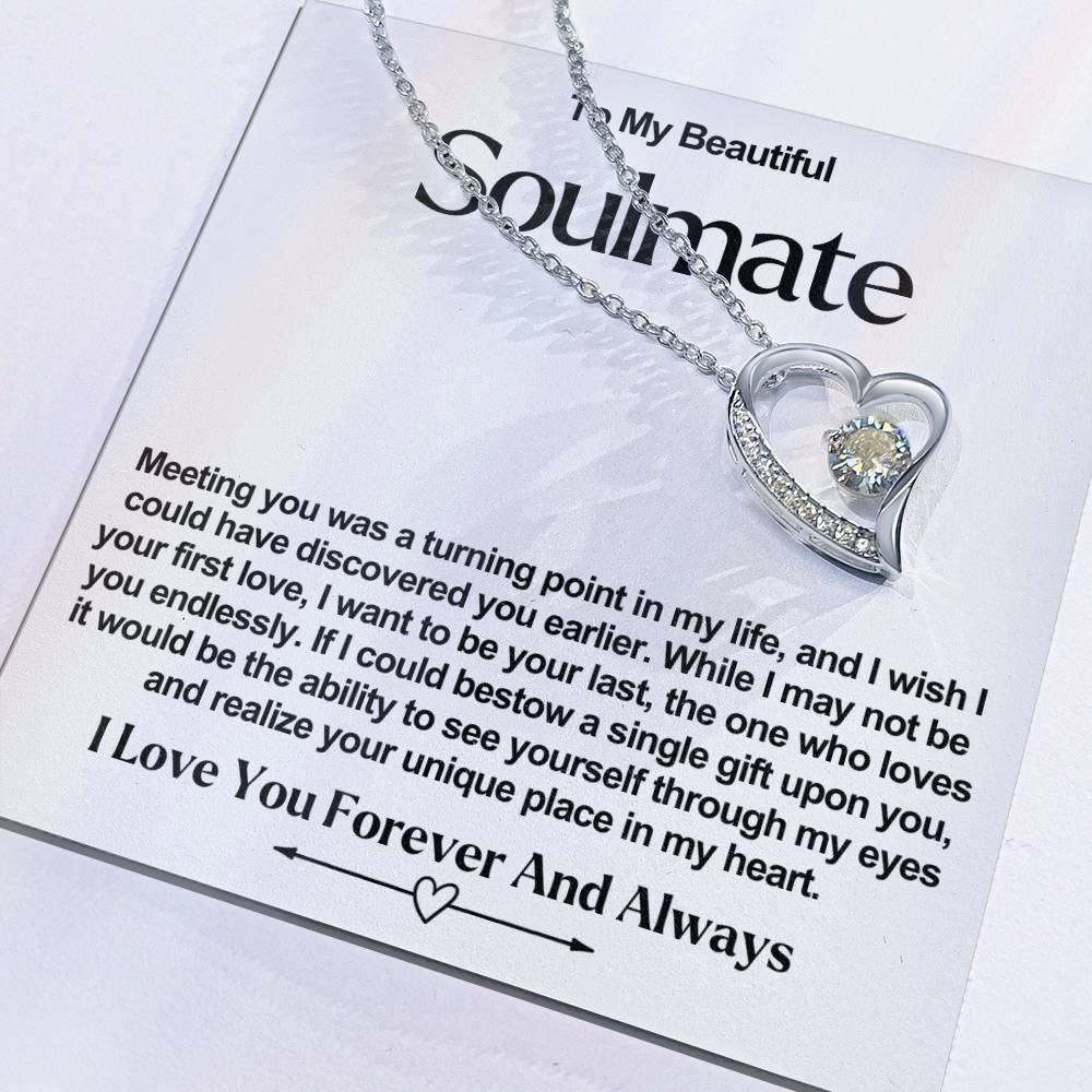 Soulmate Forever Love Heart Necklace