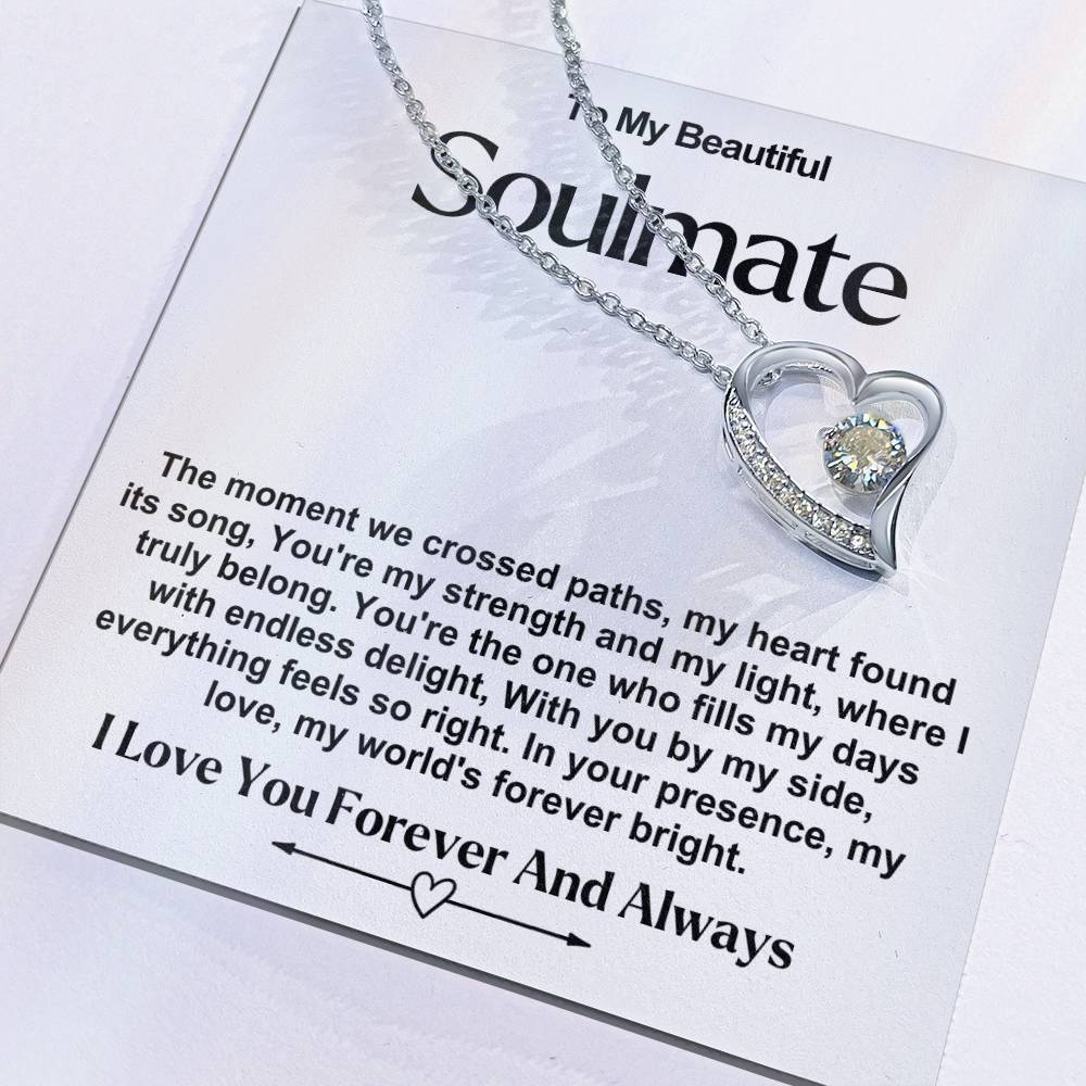 Soulmate Forever Love Heart Necklace