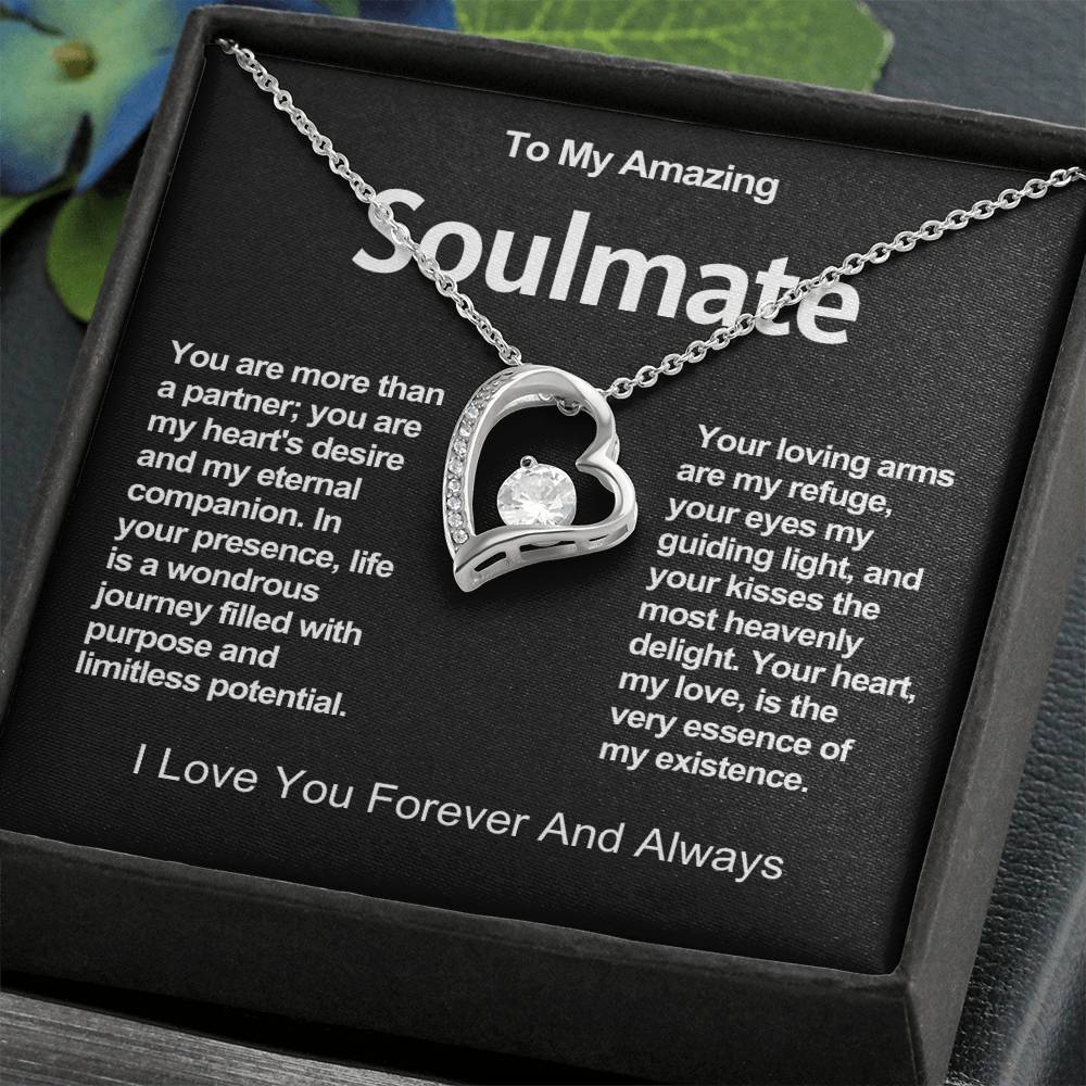 Soulmate Forever Love Heart Necklace