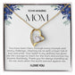 To My Amazing Mom Heart Necklace