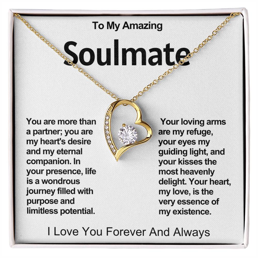 Soulmate Forever Love Heart Necklace