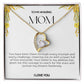 To My Amazing Mom Heart Necklace