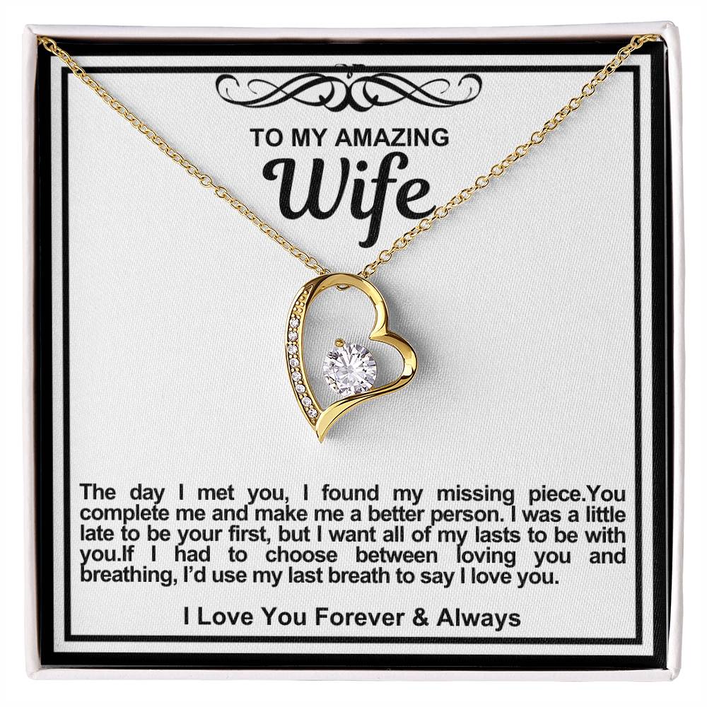 Wife Forever Love Necklace