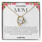To My Amazing Mom Heart Necklace