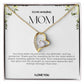 To My Amazing Mom Heart Necklace