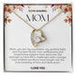 To My Amazing Mom Heart Necklace