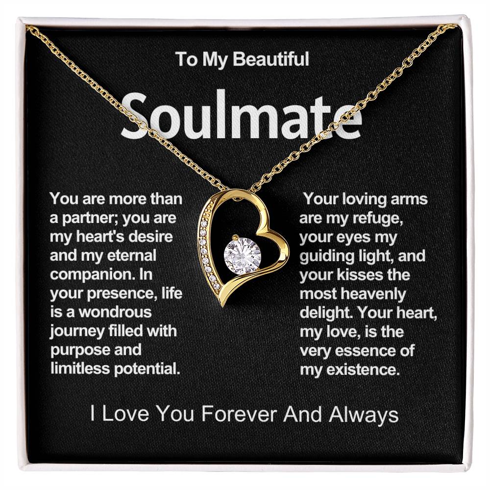 Soulmate Forever Love Heart Necklace