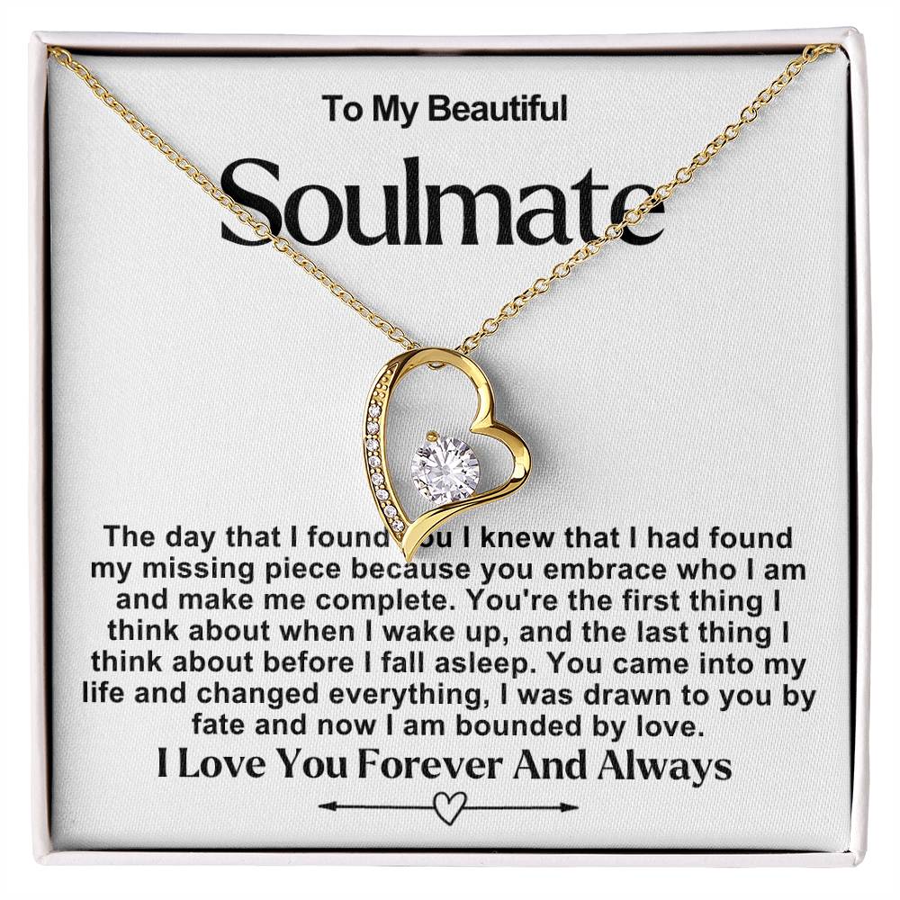 Soulmate Forever Love Heart Necklace