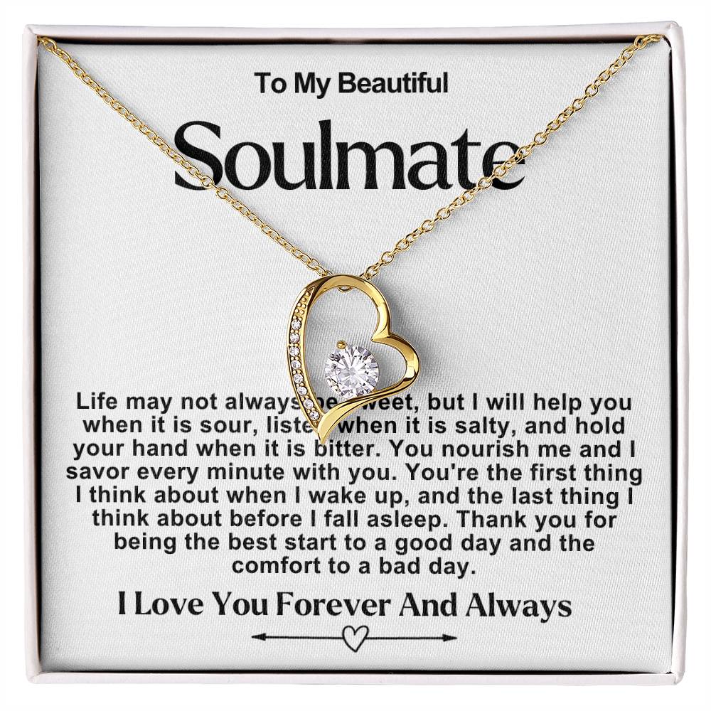 Soulmate Forever Love Heart Necklace