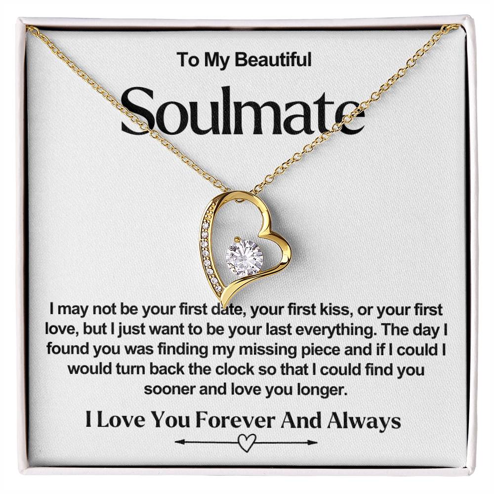 Soulmate Forever Love Heart Necklace