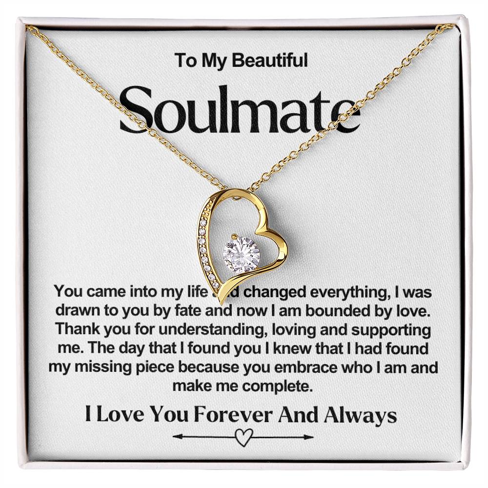 Soulmate Forever Love Heart Necklace