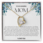 To My Amazing Mom Heart Necklace