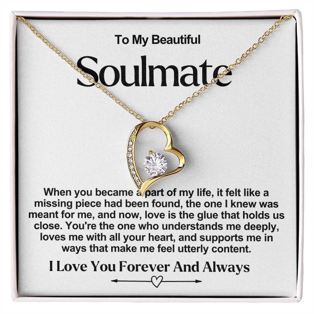 Soulmate Forever Love Heart Necklace