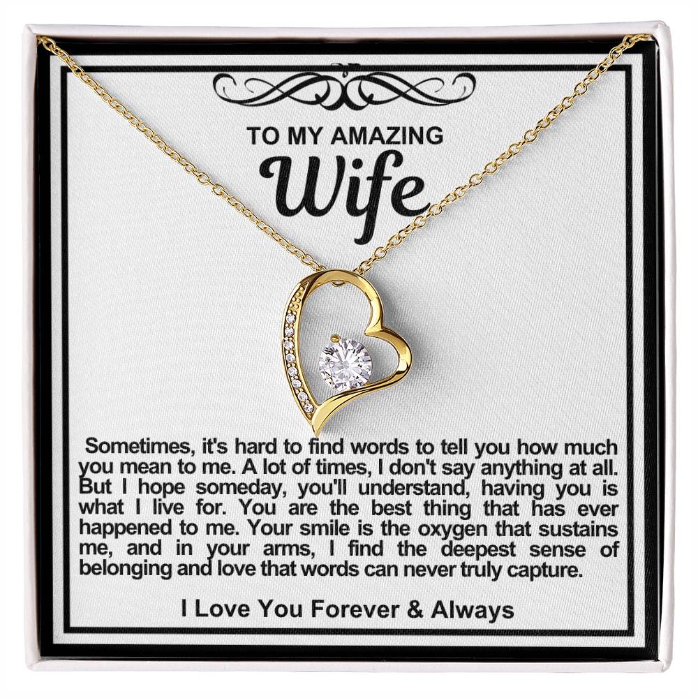 Wife Forever Love Necklace