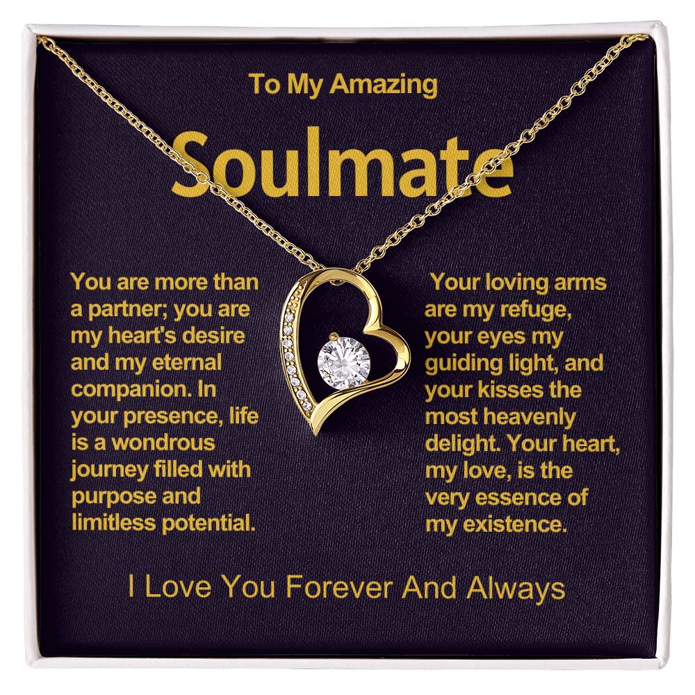 Soulmate Forever Love Heart Necklace