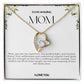 To My Amazing Mom Heart Necklace