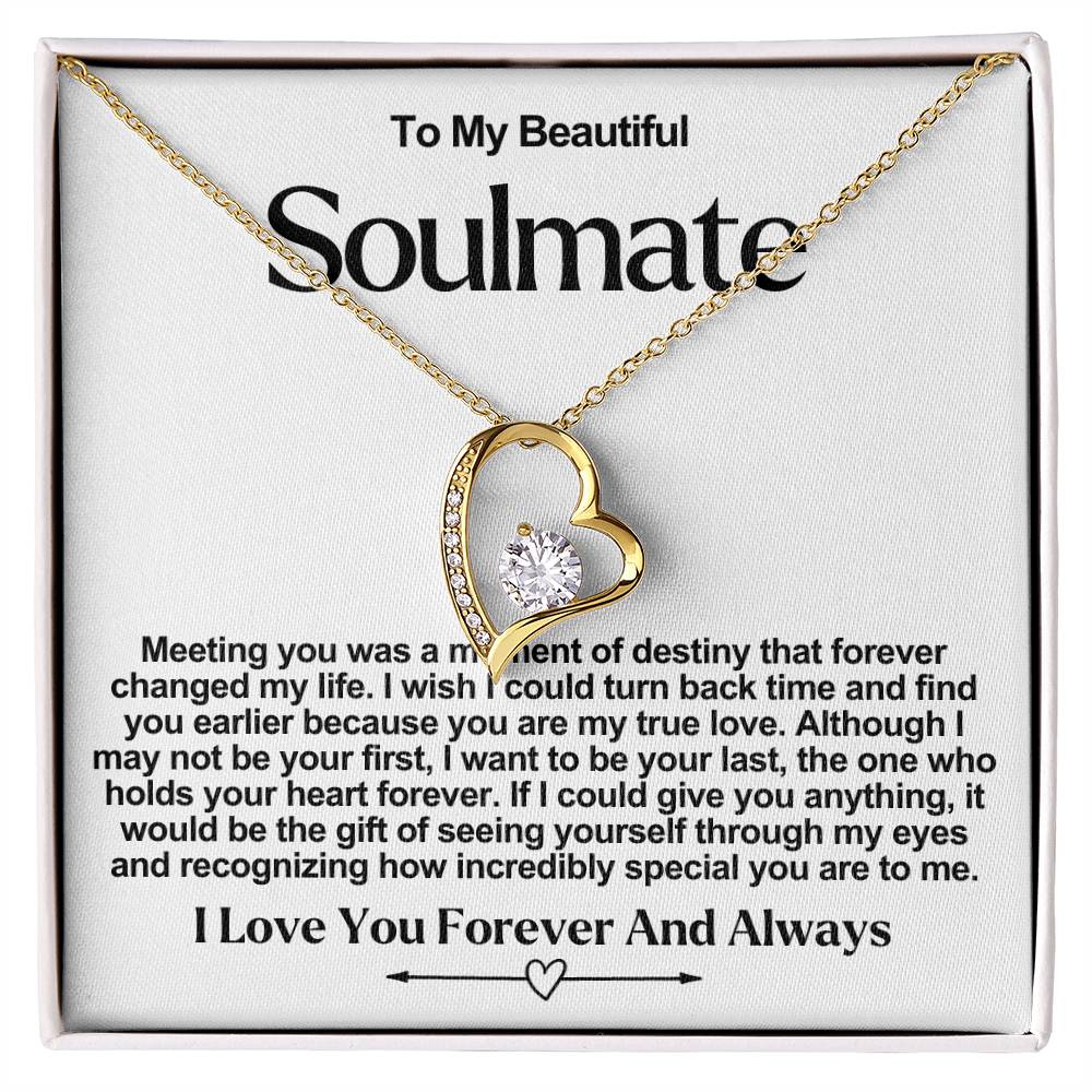 Soulmate Forever Love Heart Necklace