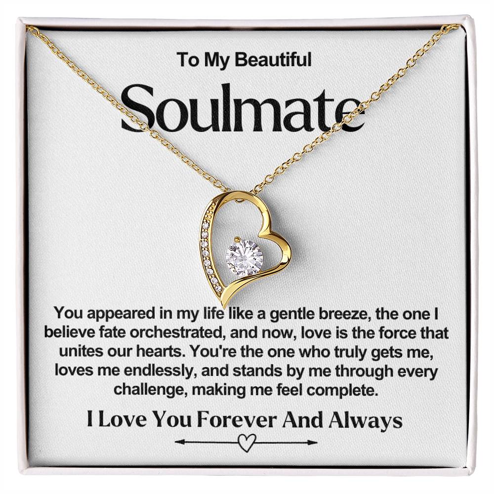 Soulmate Forever Love Heart Necklace