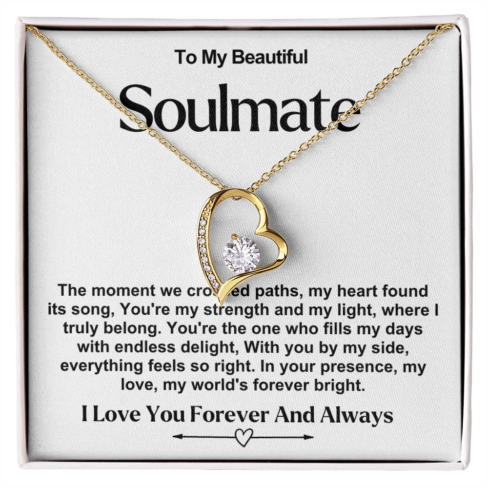 Soulmate Forever Love Heart Necklace