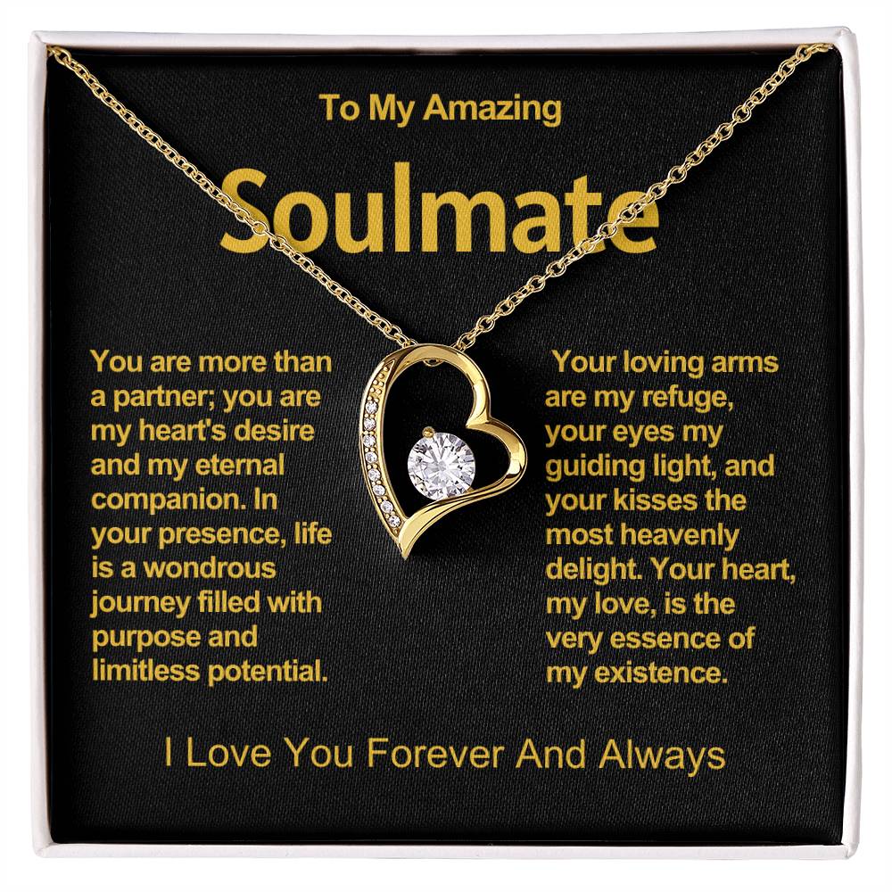 Soulmate Forever Love Heart Necklace