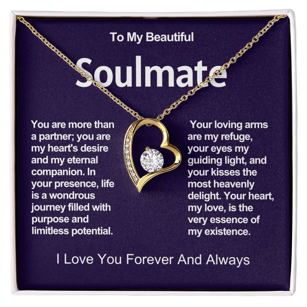 Soulmate Forever Love Heart Necklace